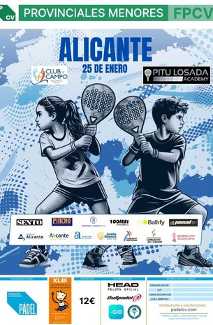 PROVINCIAL DE MENORES CLUB DE CAMPO ALICANTE ENE626